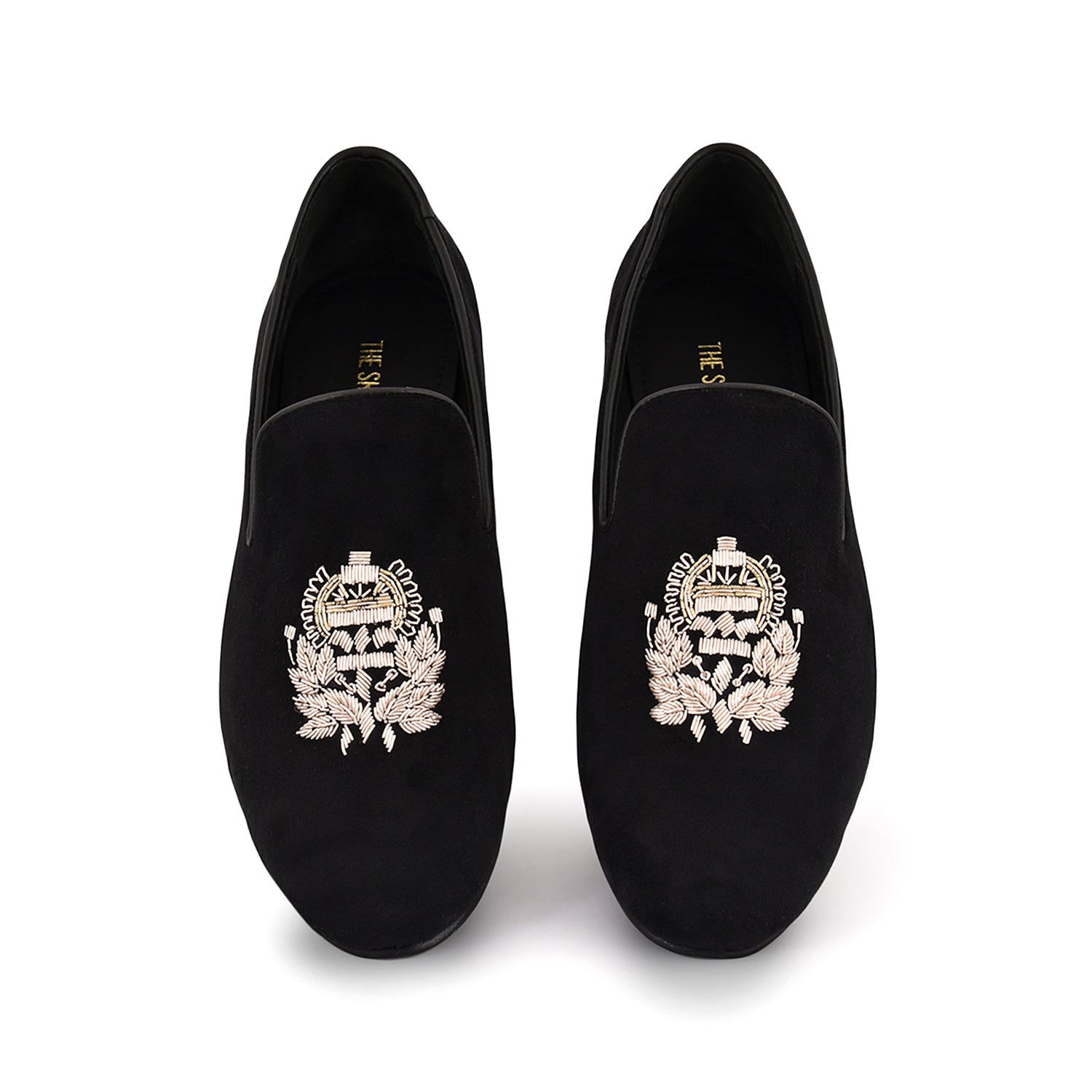 Black Embroidery Shoes