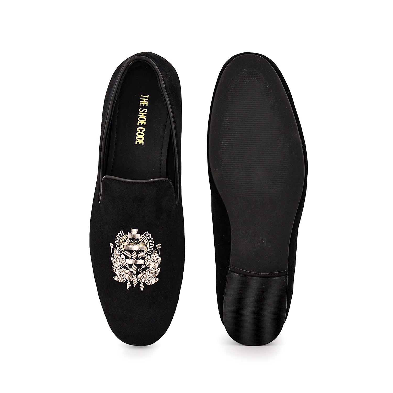 Black Embroidery Shoes