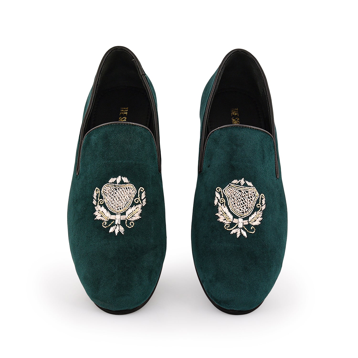 Green Embroidery Shoes